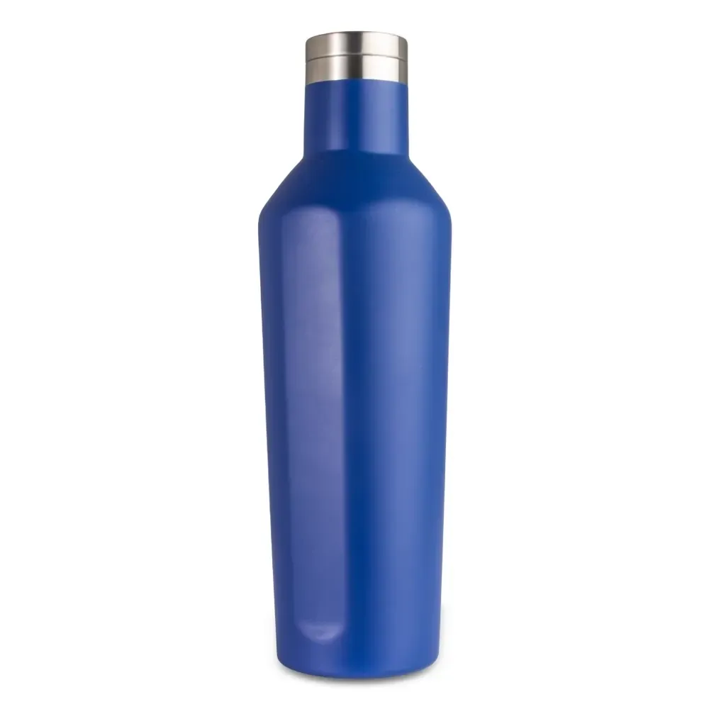 Garrafa Térmica Inox 520ml Tampa Rosqueável em Inox personalizada azul