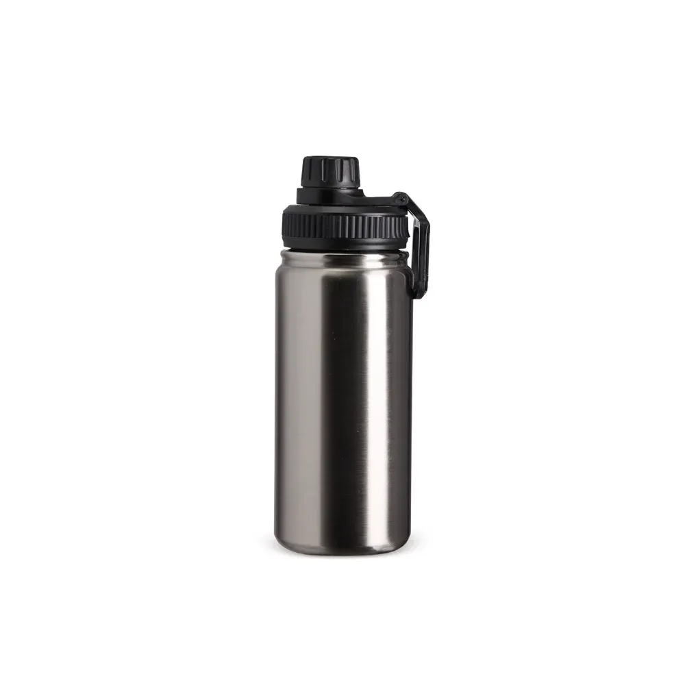 Garrafa Térmica Inox 550ml Alça Retangular personalizada inox