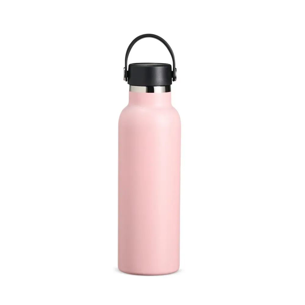 Garrafa Térmica Inox 550ml Parede Dupla personalizada rosa