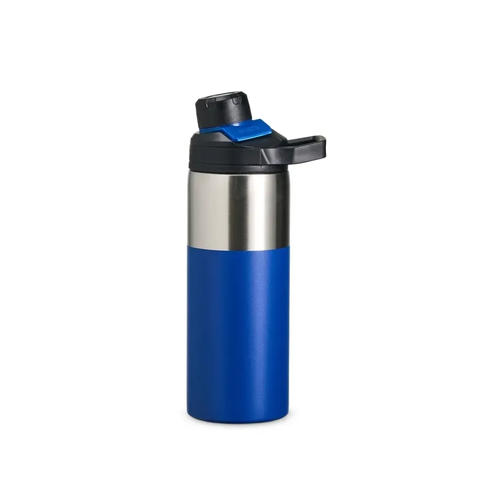 Garrafa Térmica Inox 550ml Tampa Magnética personalizada azul