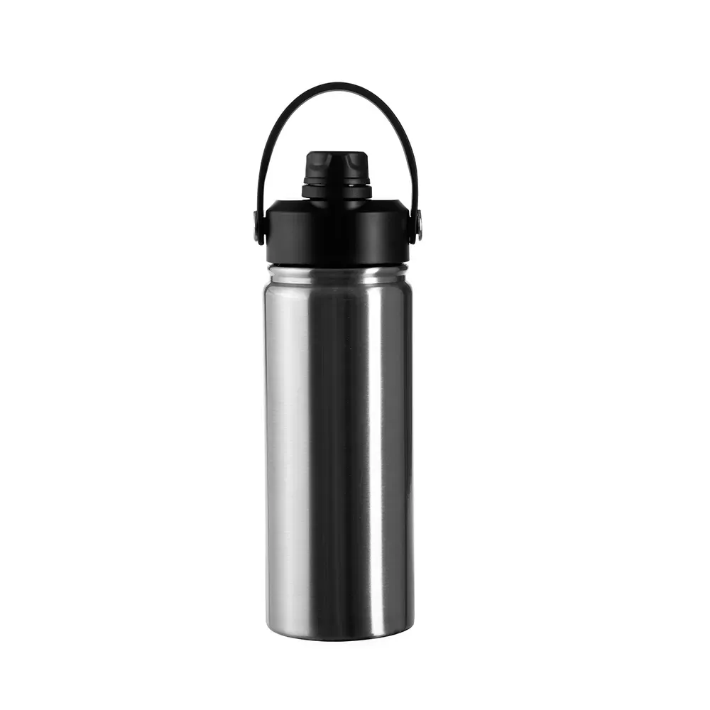 Garrafa Térmica Inox 600ml Bico Flip personalizada inox