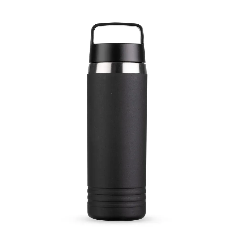 Garrafa Térmica Inox 700ml Alça Fixa na Tampa preta