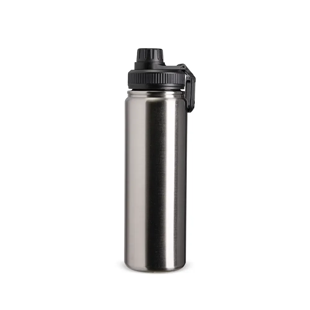 Garrafa Térmica Inox 750ml Alça Retangular personalizada inox