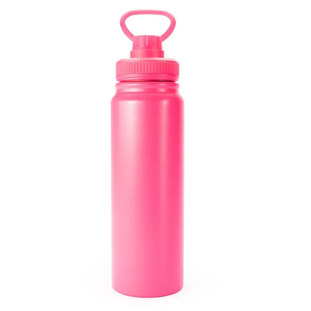 Garrafa Térmica Inox 750ml com Infusor personalizada rosa