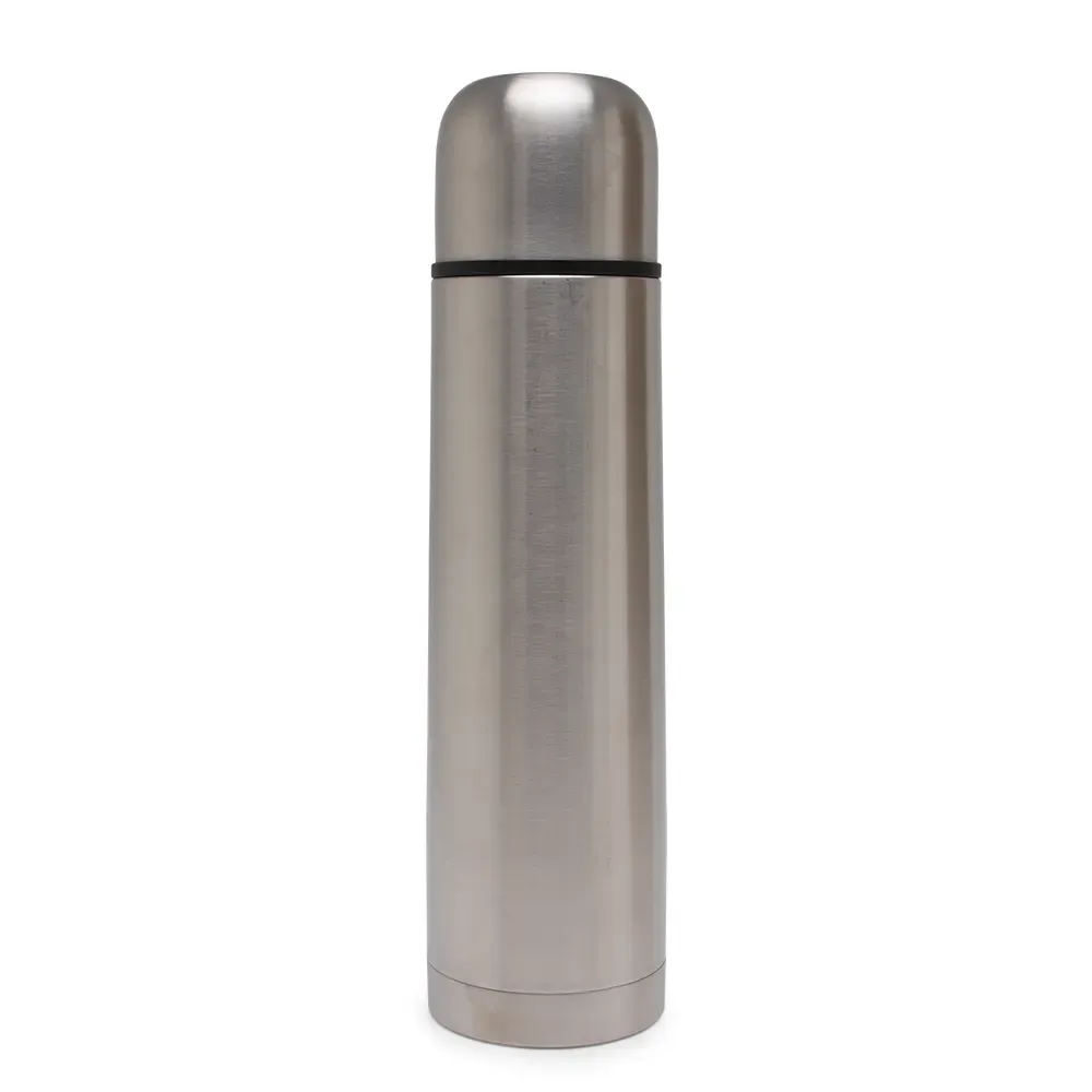 Garrafa Térmica Inox 750ml Parede Dupla personalizada prata