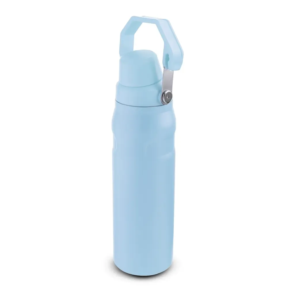 Garrafa Térmica Inox 750ml Protetor de Bocal personalizada azul claro