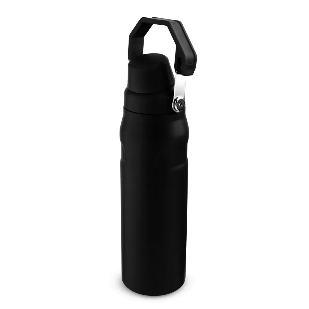 Garrafa Térmica Inox 750ml Protetor de Bocal personalizada preta