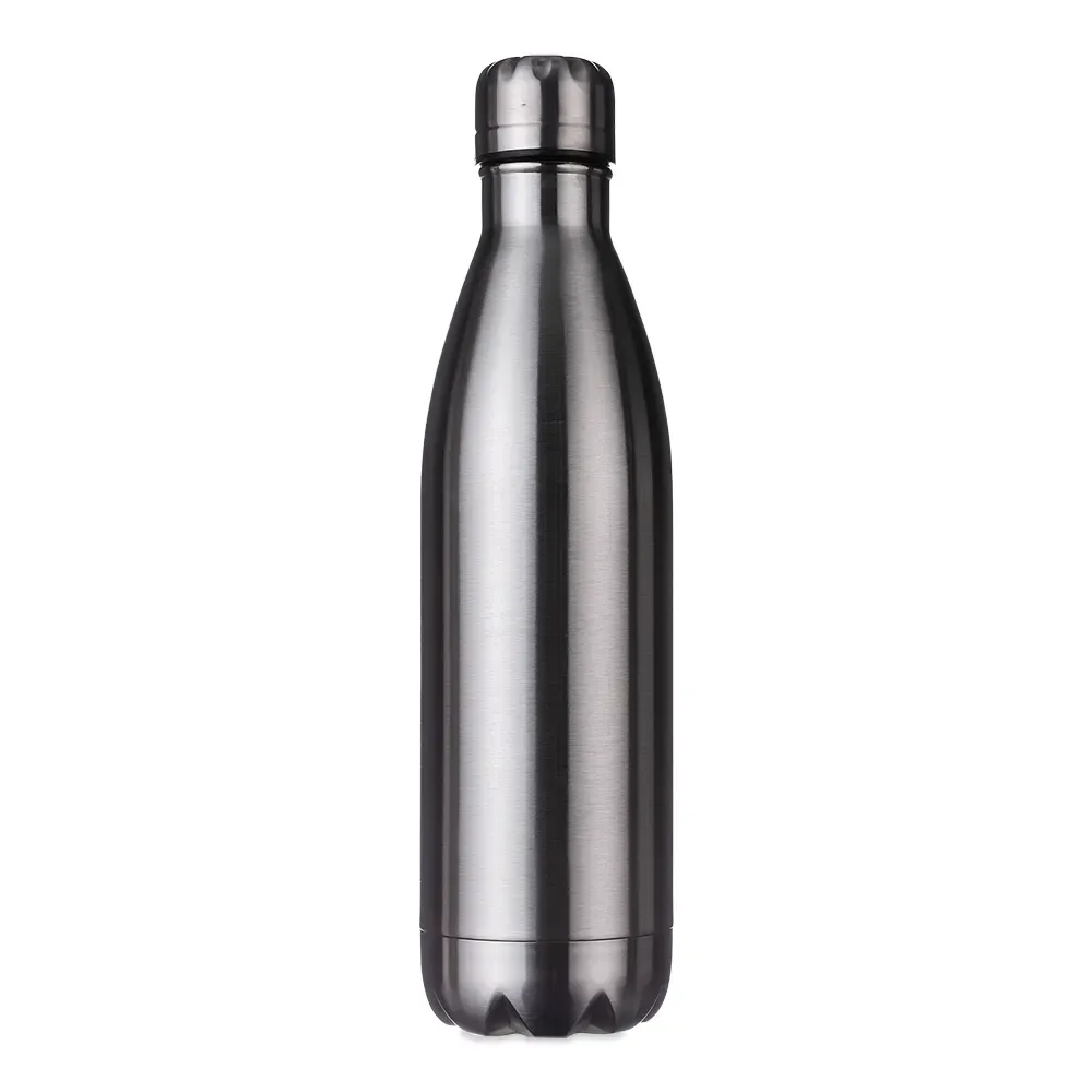 Garrafa térmica inox 780ml tampa relevo personalizada cor inox
