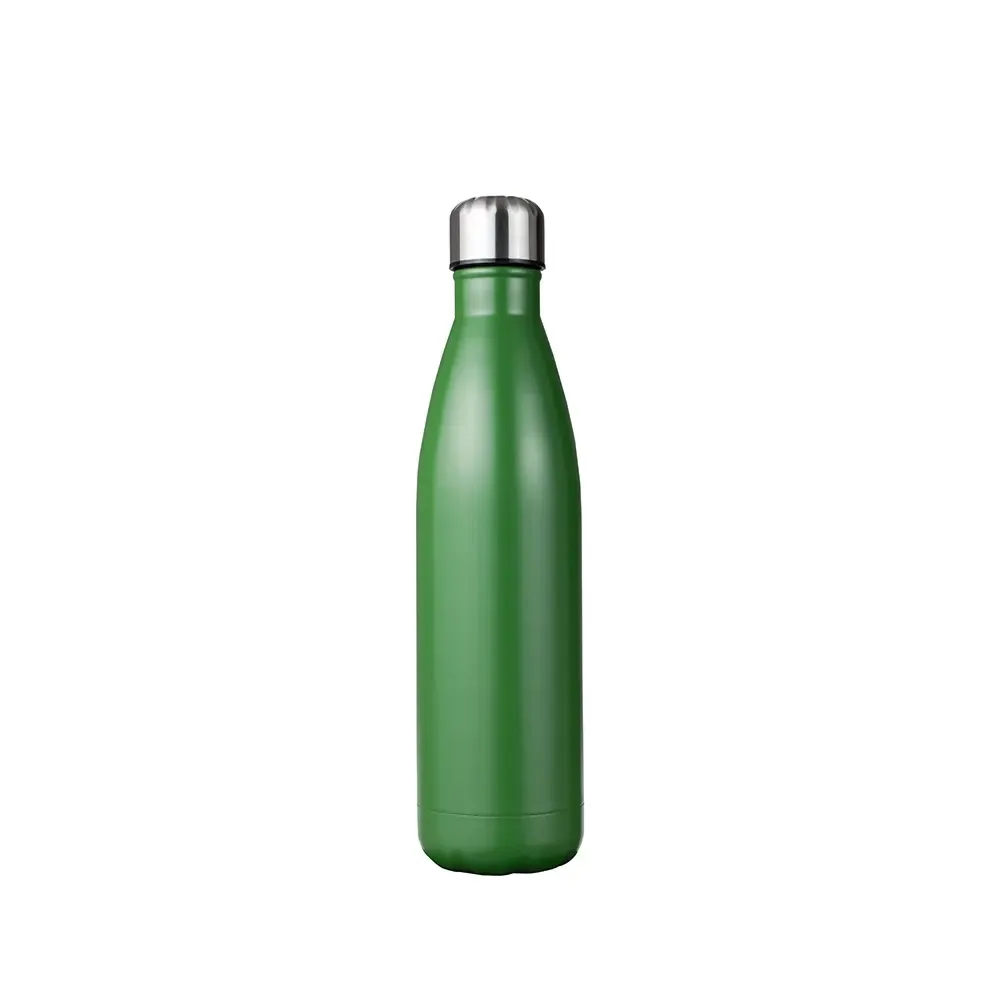 Garrafa térmica inox 780ml tampa relevo personalizada verde
