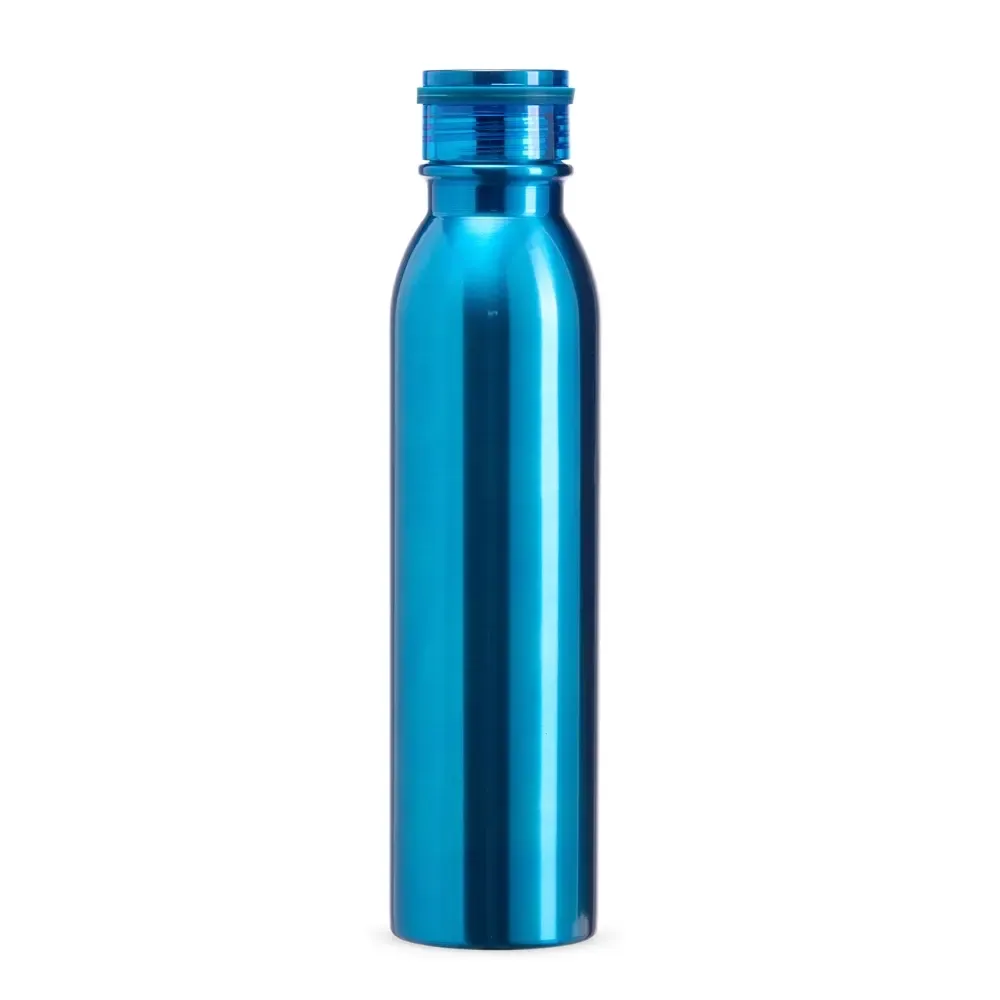 Garrafa Térmica Inox 800ml com Alça de Silicone personalizada azul