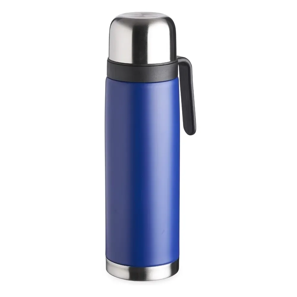 Garrafa Térmica Inox 900ml personalizada azul
