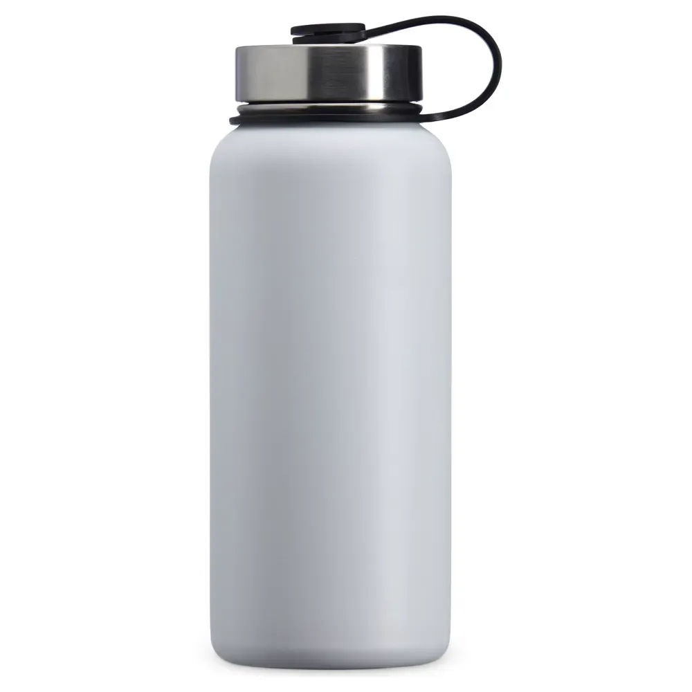 Garrafa Térmica Inox 950ml Alça Fixa personalizada branca
