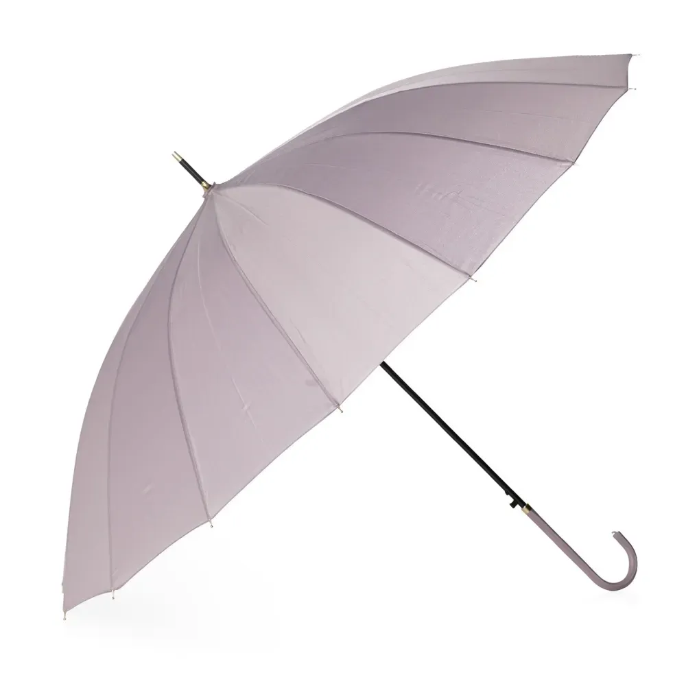 Guarda-chuva Automático 16 Varetas Couro Sintético Personalizado, cor roxa