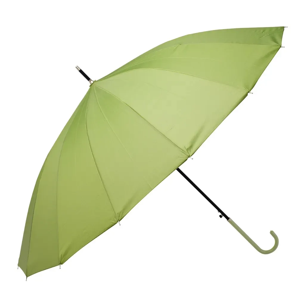 Guarda-chuva Automático 16 Varetas Couro Sintético Personalizado, cor verde