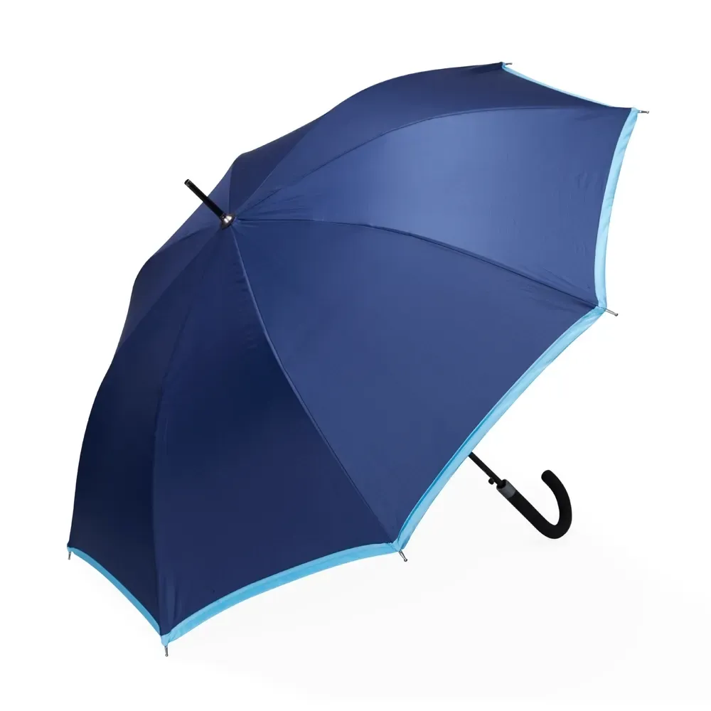 Guarda-chuva Automático Poliéster 8 Varetas Personalizado, cor azul