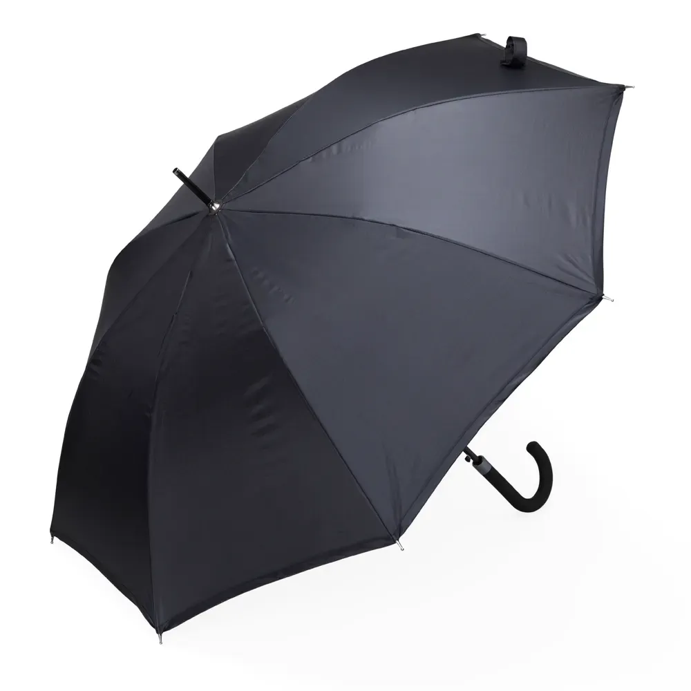 Guarda-chuva Automático Poliéster 8 Varetas Personalizado, cor preta