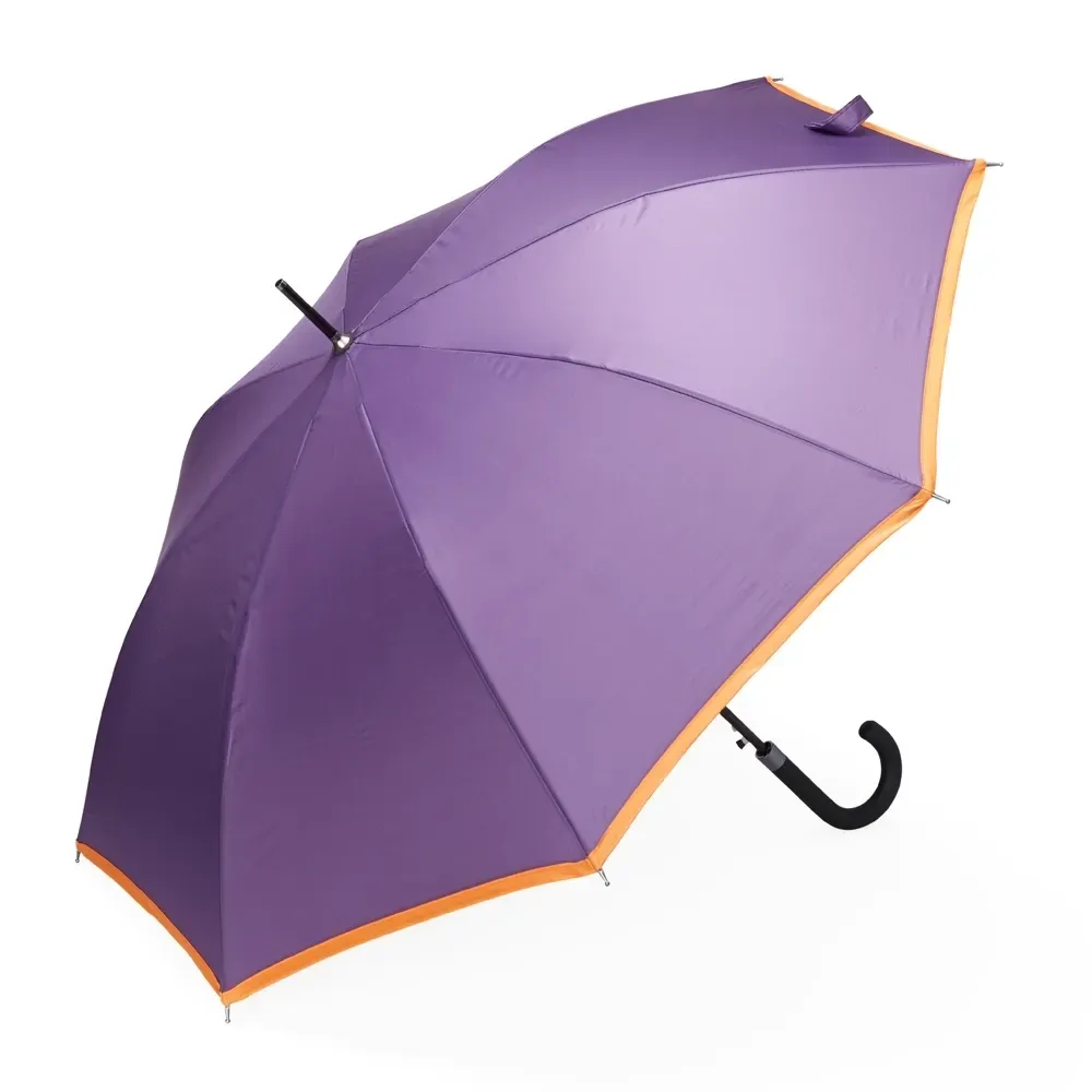 Guarda-chuva Automático Poliéster 8 Varetas Personalizado, cor roxa