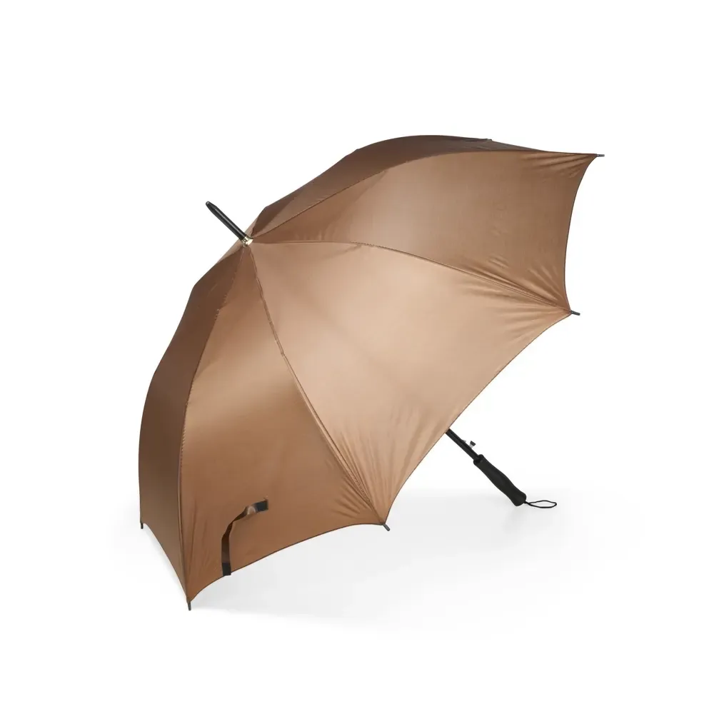 Guarda-chuva Automático Poliéster 108cm Personalizado, cor marrom