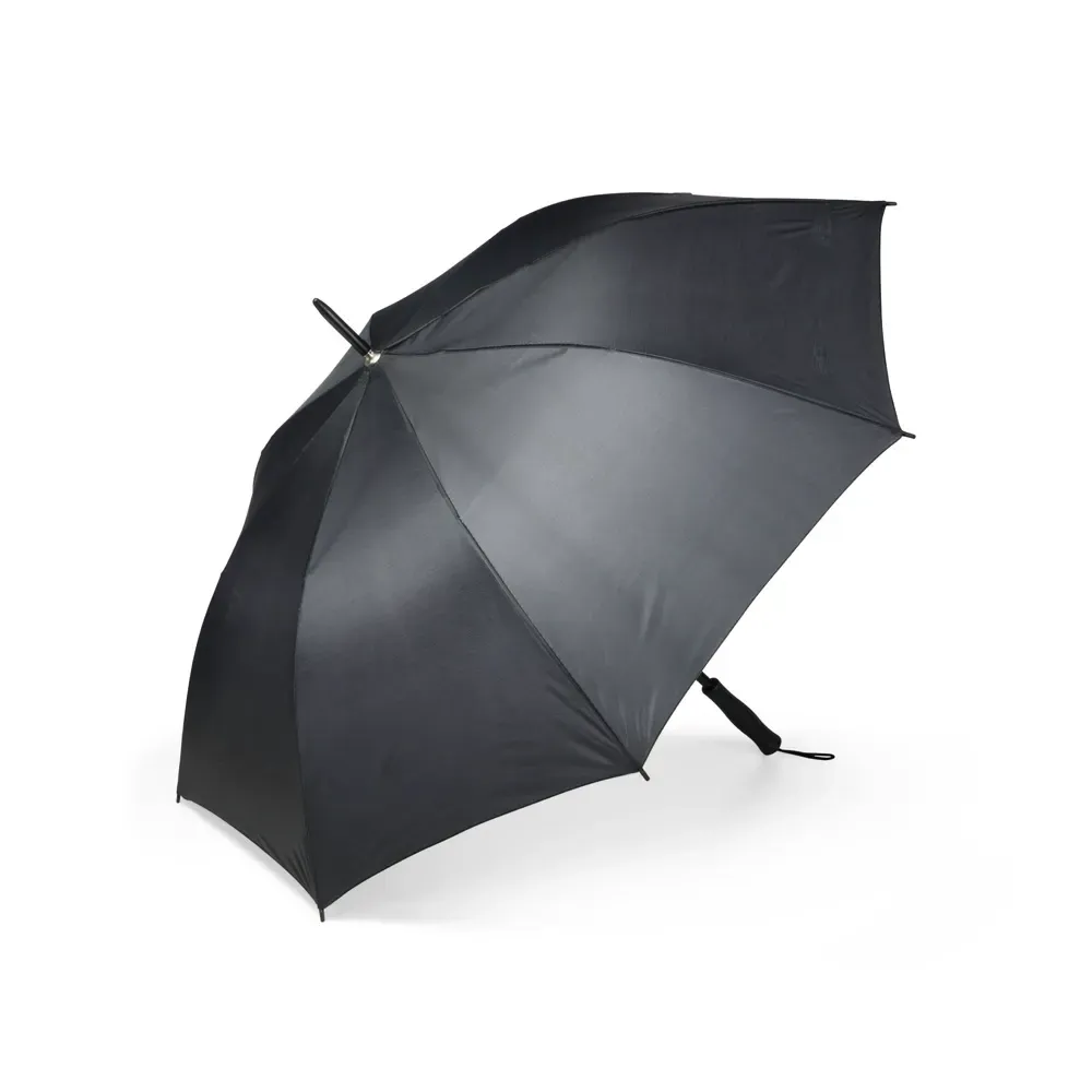 Guarda-chuva Automático Poliéster 108cm Personalizado, cor preta