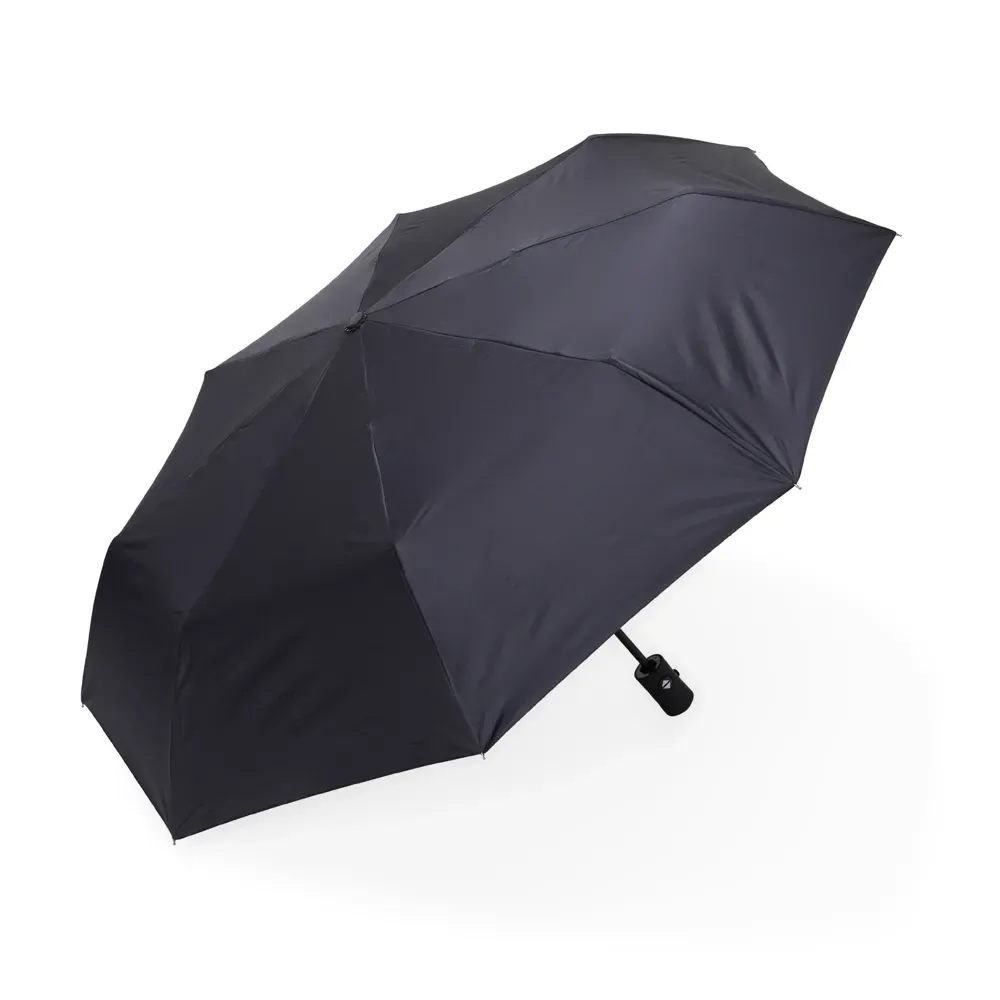 Guarda-chuva Automático com Proteção UV Personalizado, cor preta