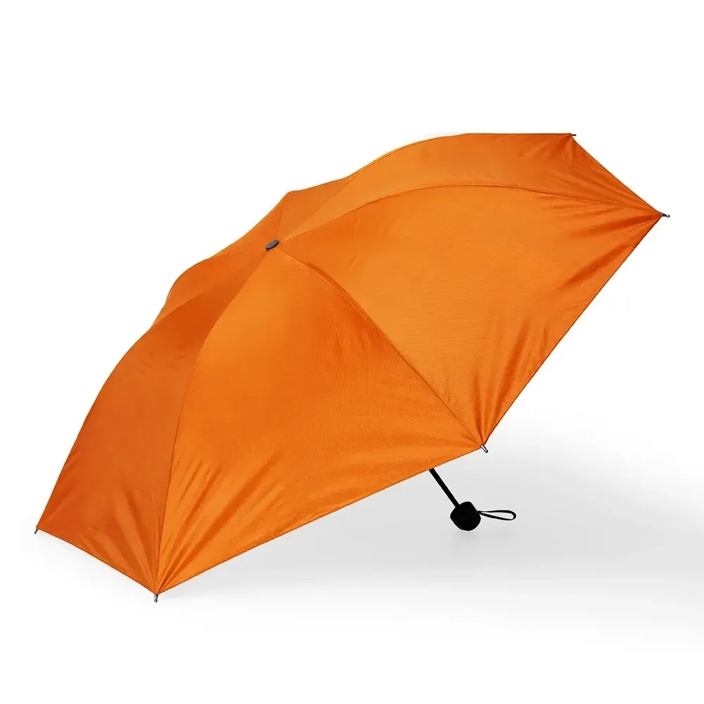 Guarda-chuva Manual Nylon 7 Varetas Leve Personalizado, cor laranja