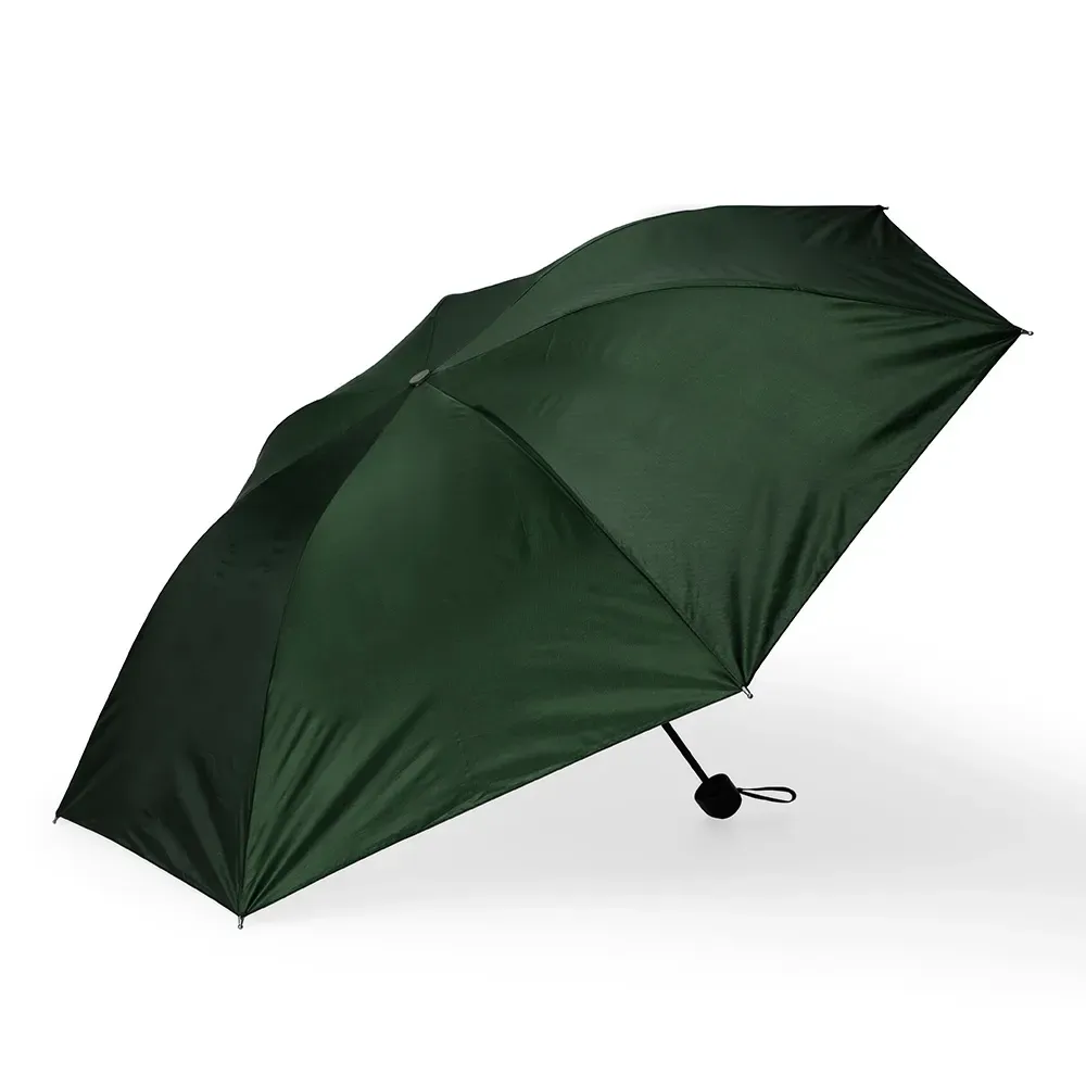 Guarda-chuva Manual Nylon 7 Varetas Leve Personalizado, cor verde