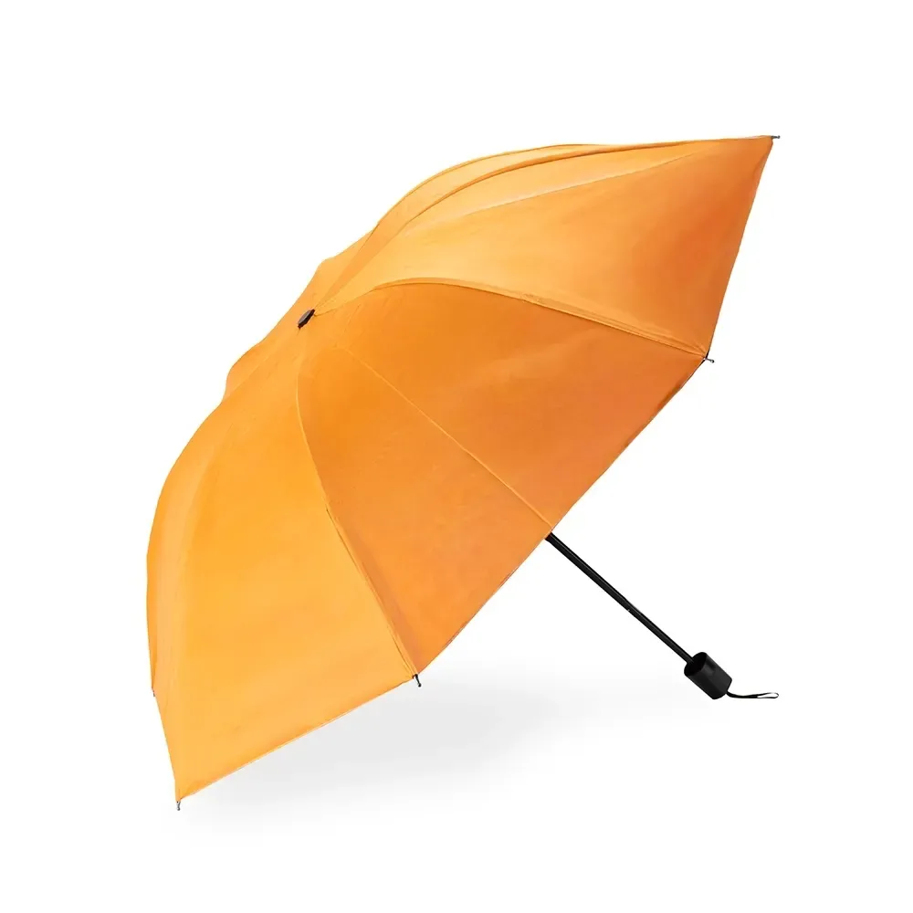 Guarda-chuva Manual Nylon 8 Varetas Personalizado, cor laranja