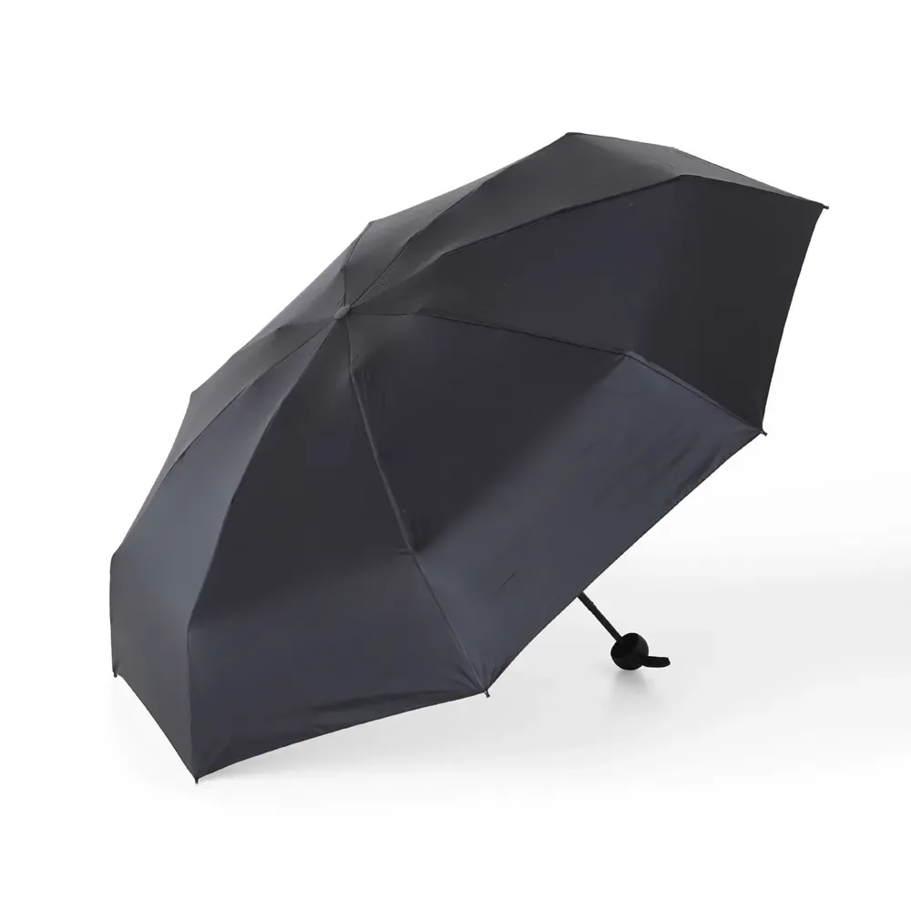 Guarda-chuva UPF50+ Cápsula com Estojo Personalizado, cor preta