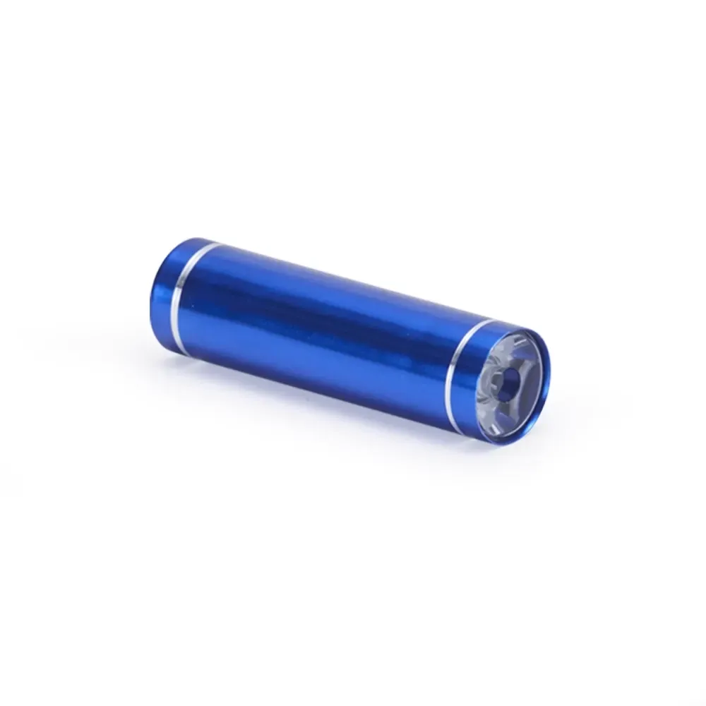 Lanterna de Alumínio a Pilha AAA 5 Cores Personalizada, cor azul