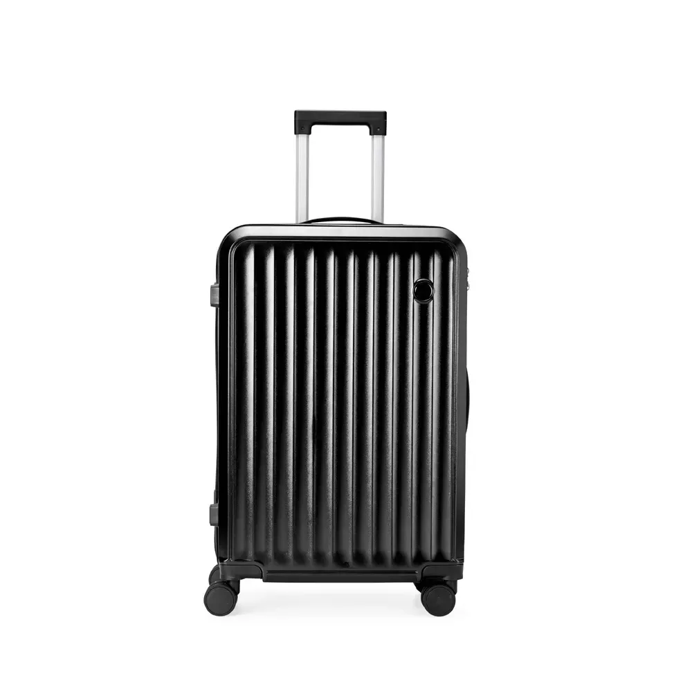 Mala de viagem personalizada 68 litros em ABS+PC com cadeado TSA, cor preta