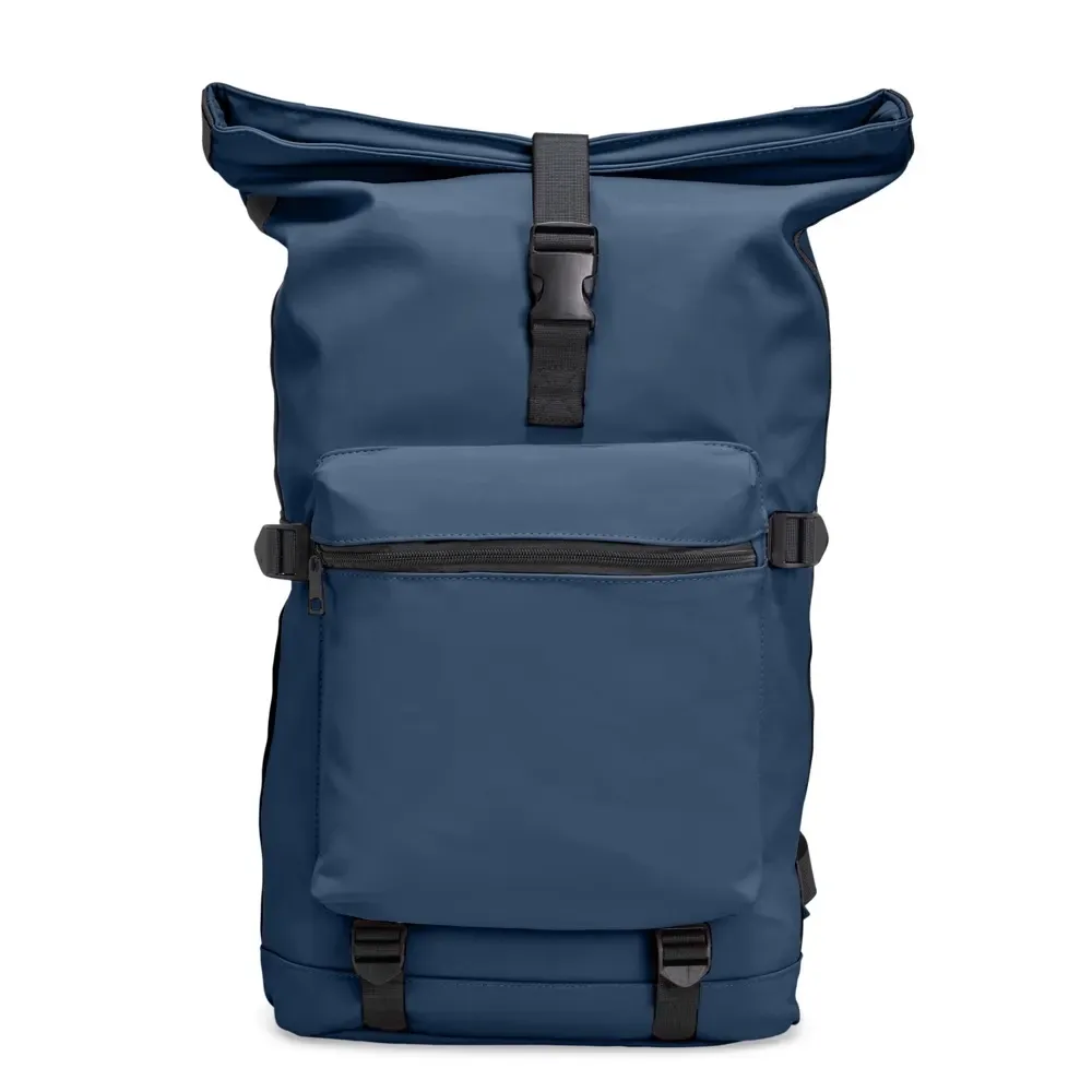 Mochila Couro Sintético 41L personalizada em azul