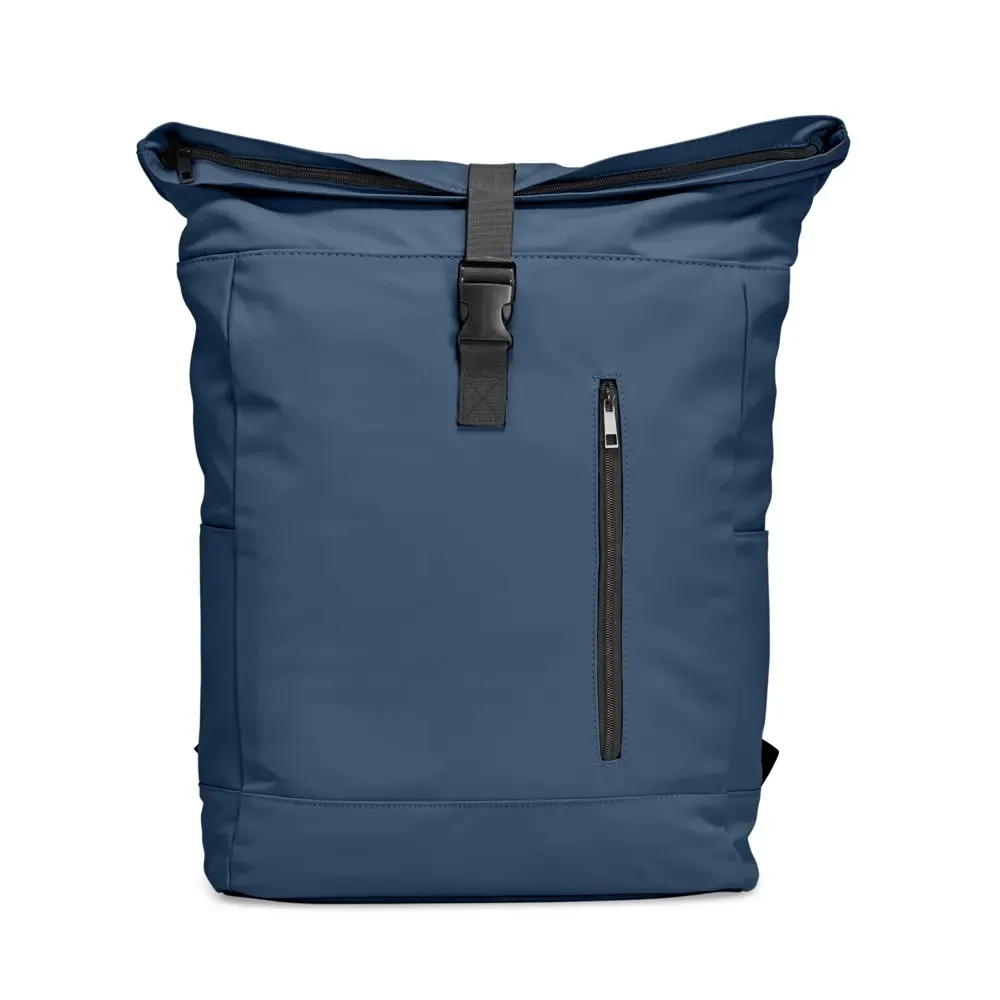 Mochila personalizada em couro sintético, 47 litros, cor azul