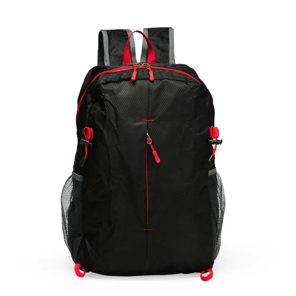 Mochila Dobrável 16L com Notebook personalizada vermelha