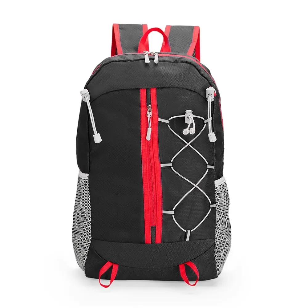 Mochila Dobrável Poliéster 23L Antifurto personalizada preta