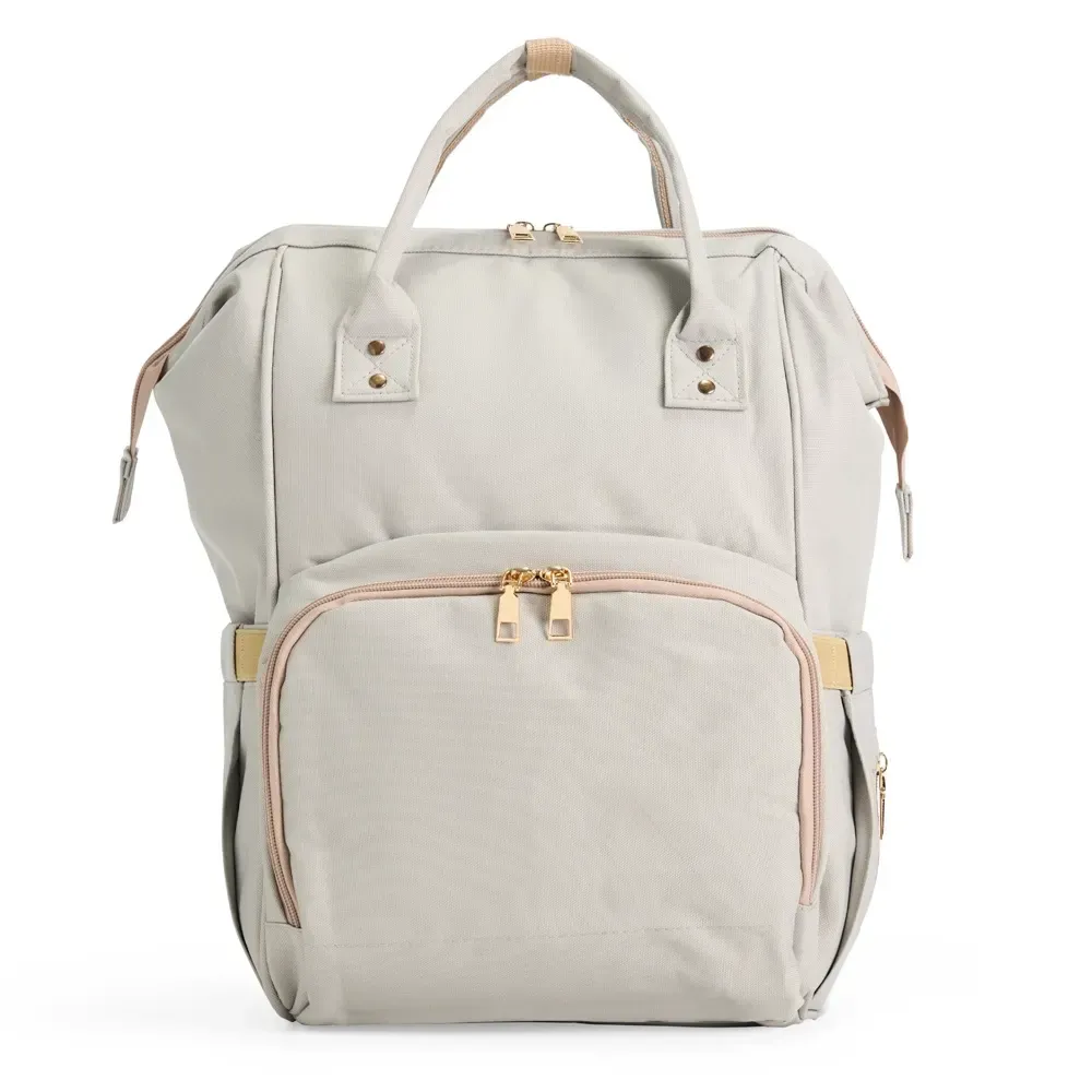 Mochila funcional personalizada em oxford, 19 litros, cor cinza
