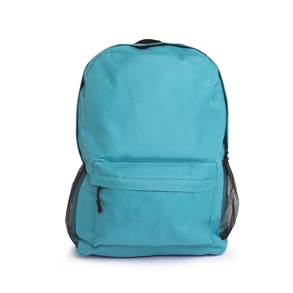 Mochila personalizada de nylon, 18 litros, cor azul claro