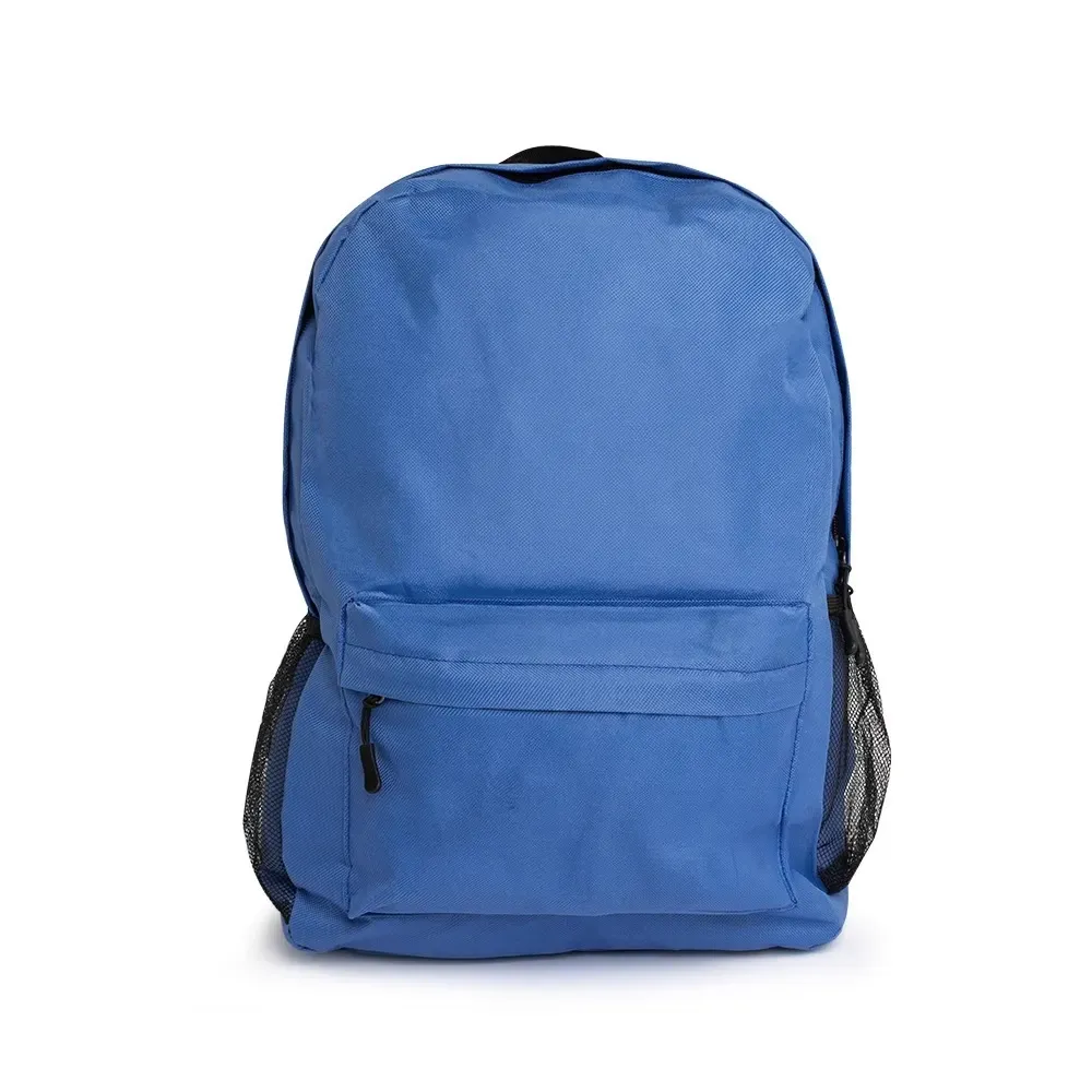 Mochila personalizada de nylon, 18 litros, cor azul