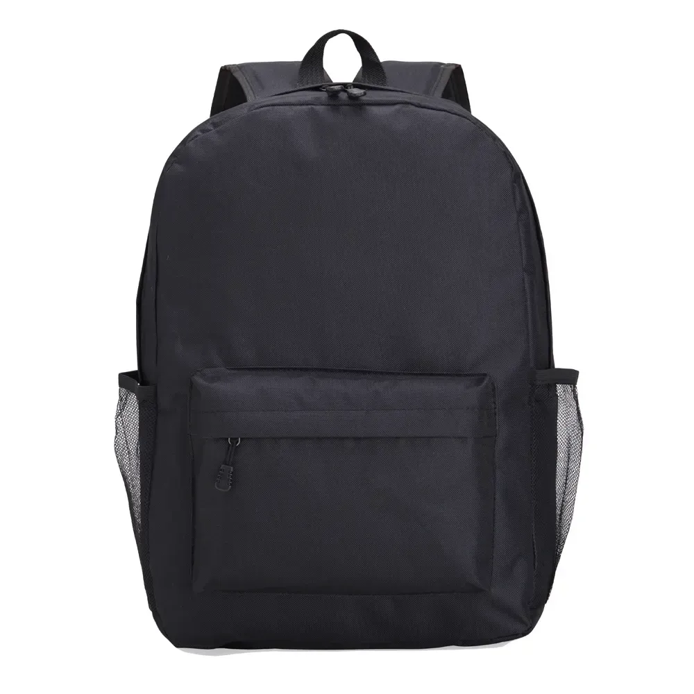 Mochila personalizada de nylon, 18 litros, cor preta