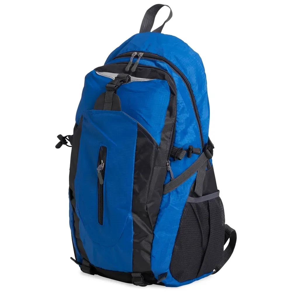 Mochila Nylon Esportiva 28L personalizada em azul