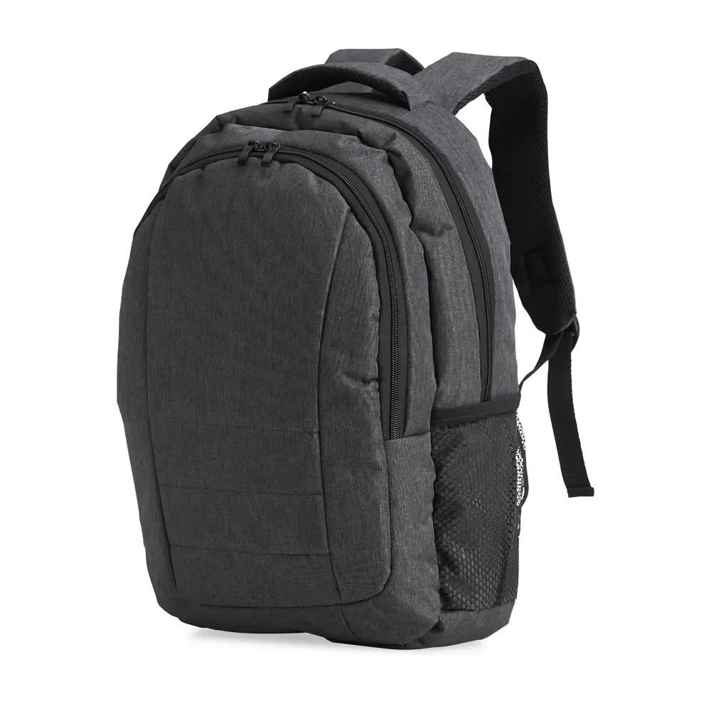 Mochila de nylon e oxford 26L personalizada em cinza