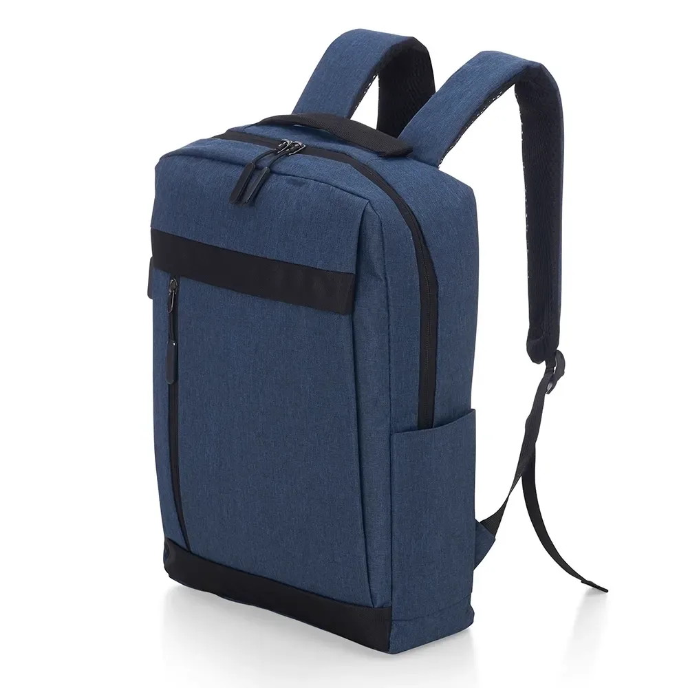 Mochila Nylon USB 18L personalizada azul