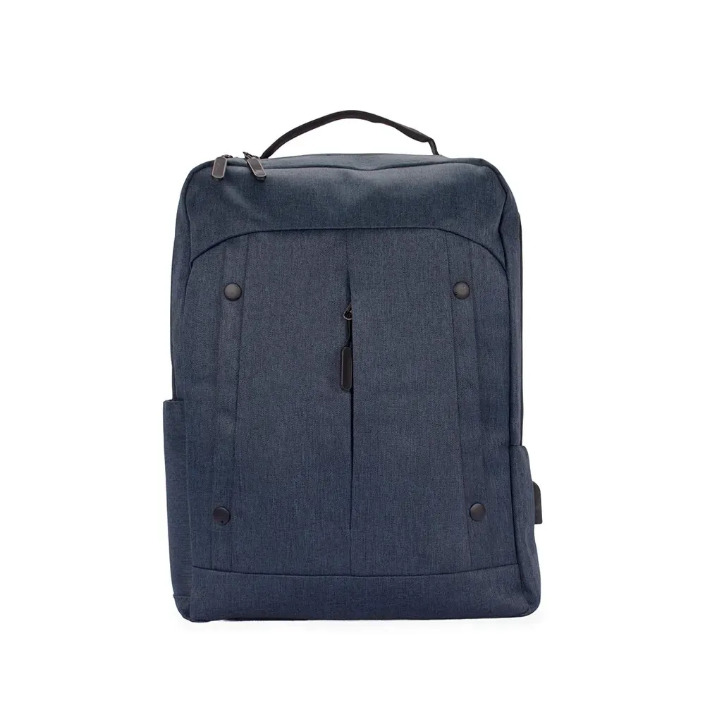 Mochila Nylon USB 20L personalizada azul