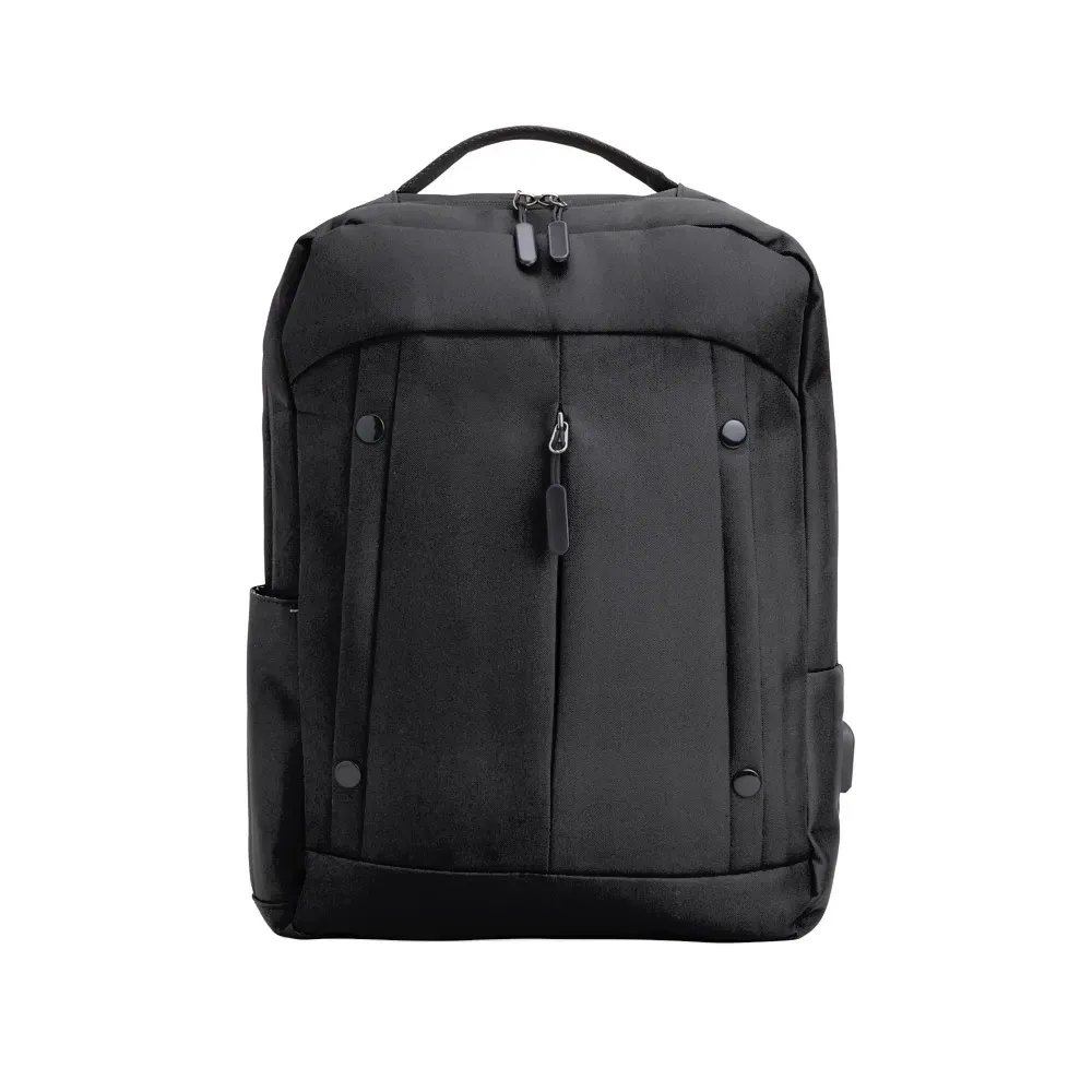 Mochila Nylon USB 20L personalizada preta