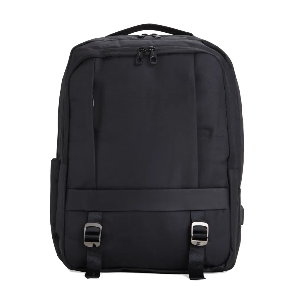Mochila Nylon USB 20L personalizada preta