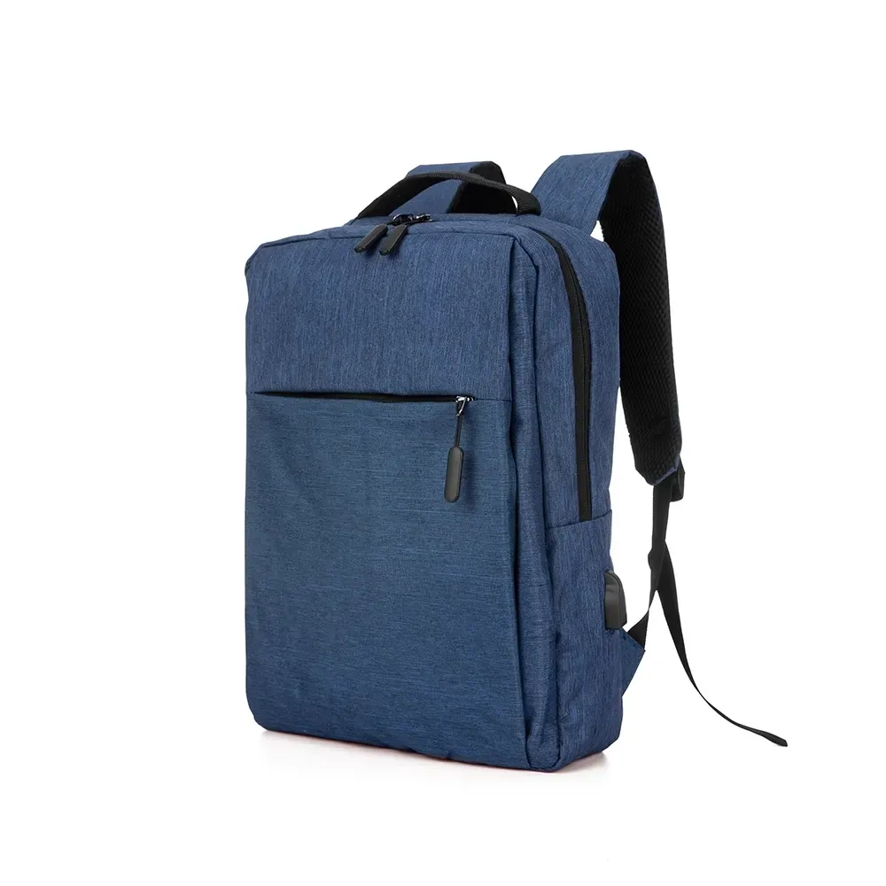 Mochila Nylon USB 20L personalizada azul