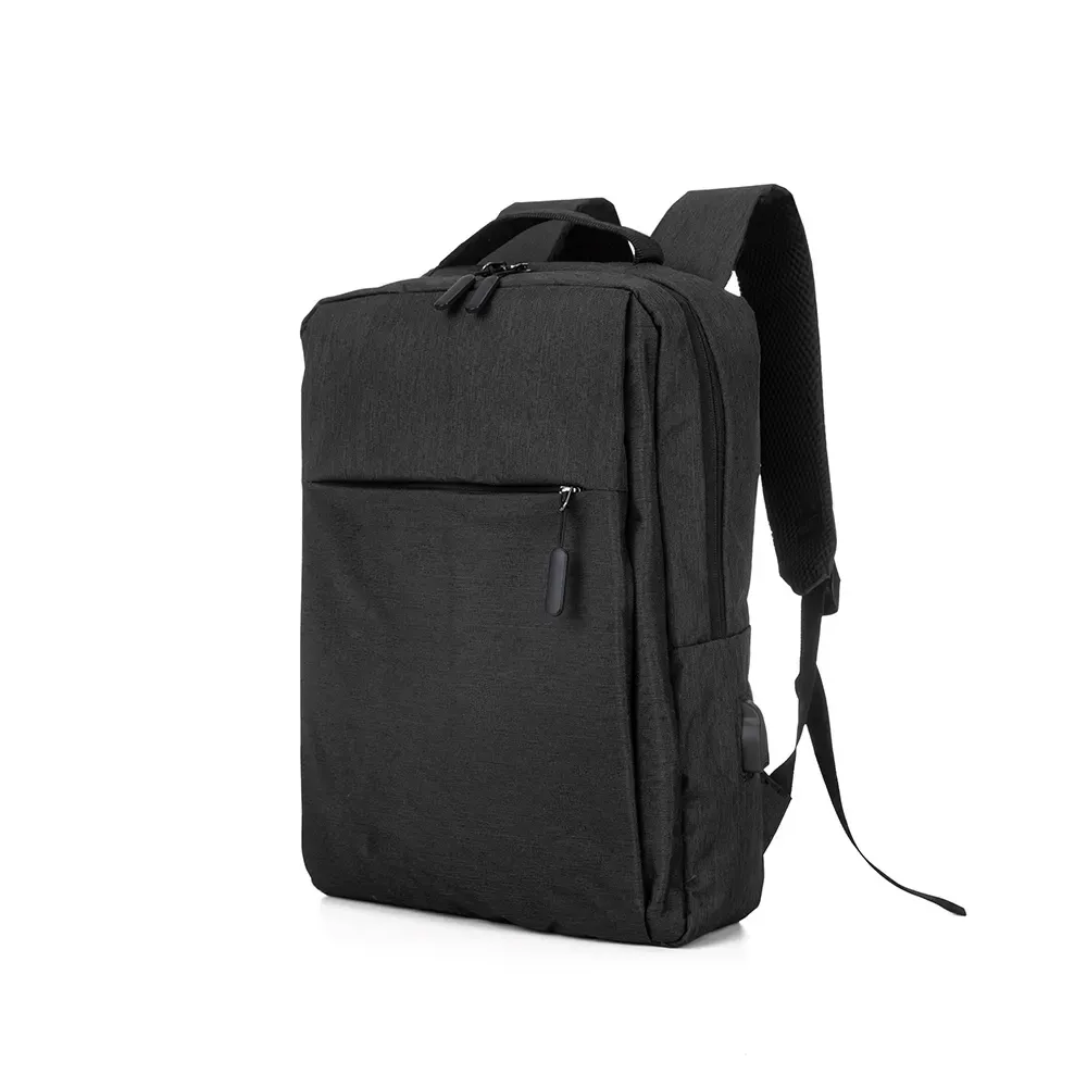 Mochila Nylon USB 20L personalizada preta