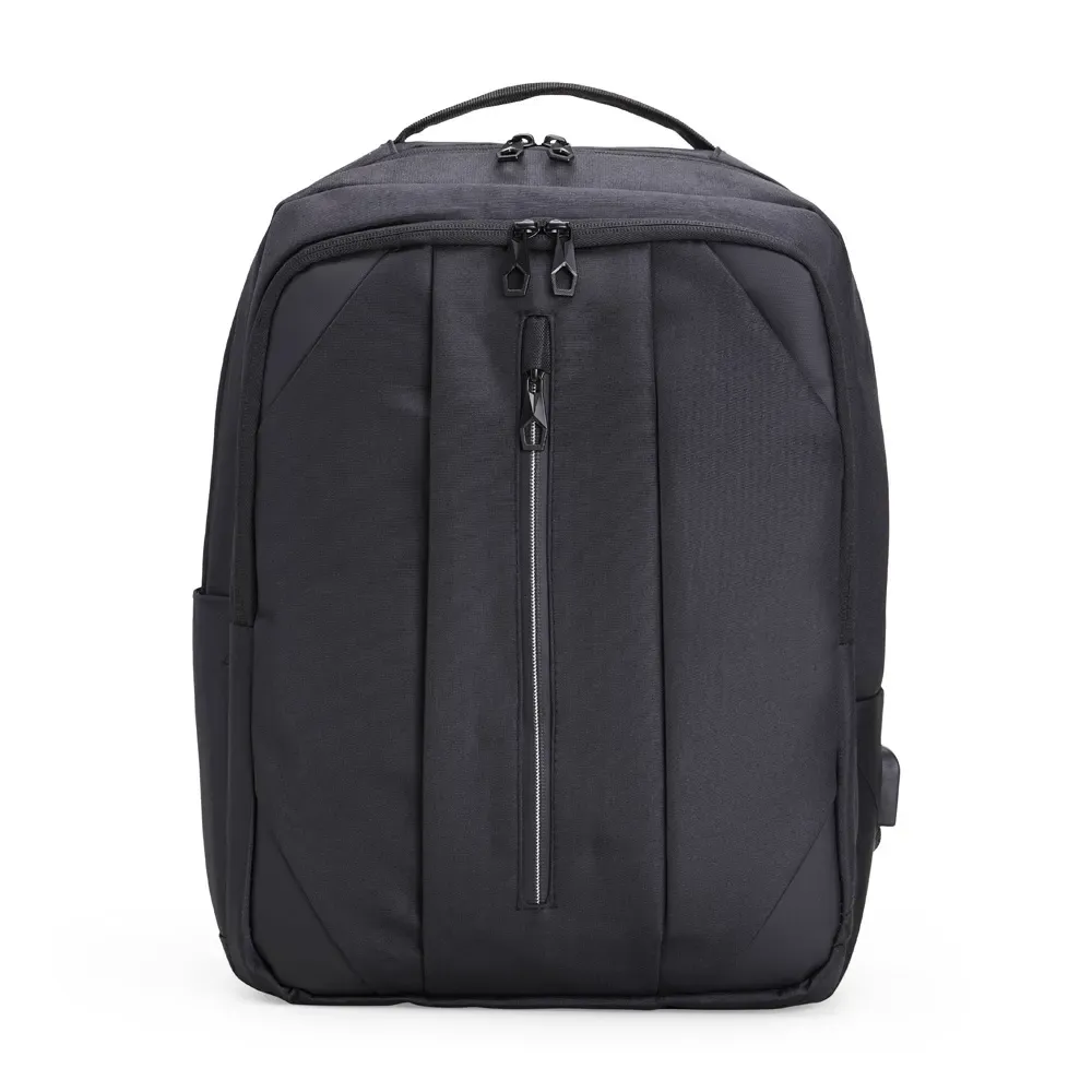 Mochila Nylon USB 24L personalizada preta