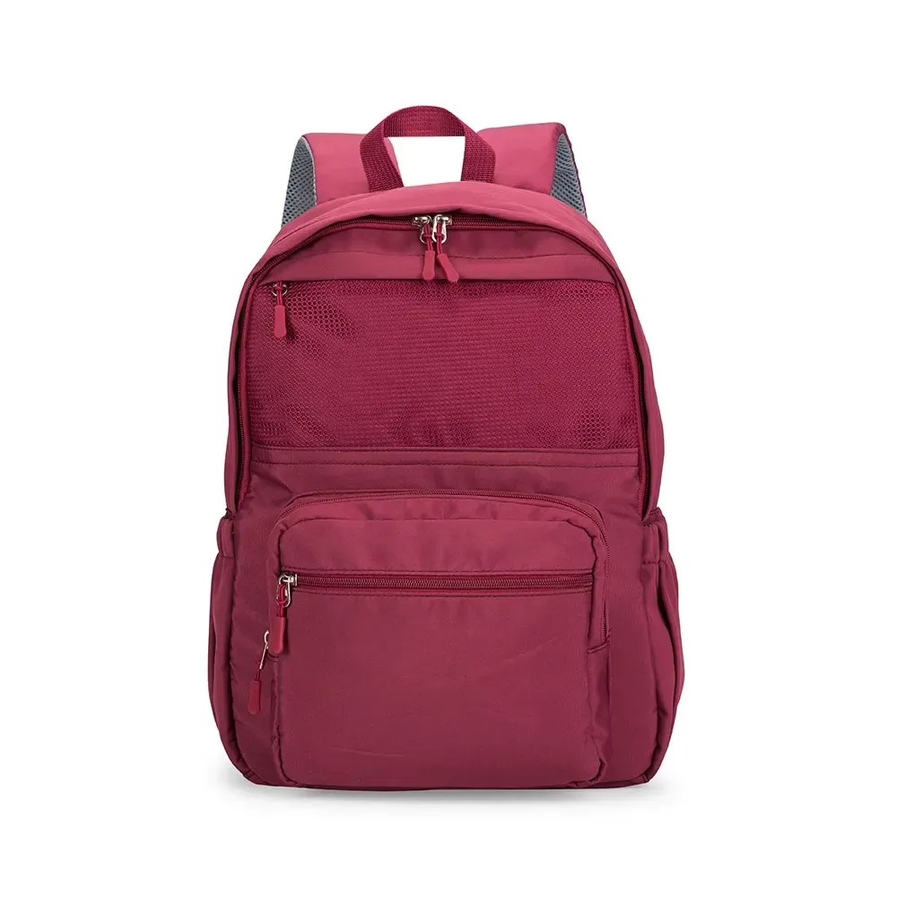 Mochila personalizada em Oxford, 23 litros, cor vermelha