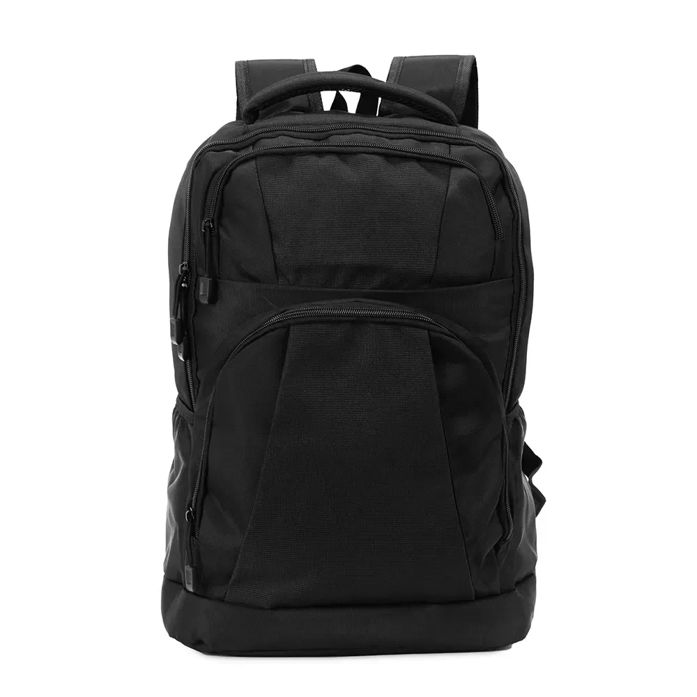 Mochila personalizada em Oxford com PU, 23 litros, cor preta