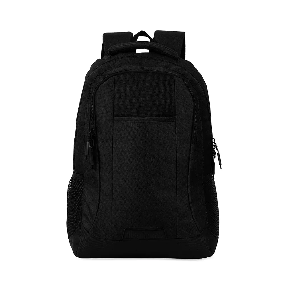 Mochila personalizada em Oxford com PU, 23 litros, cor preta